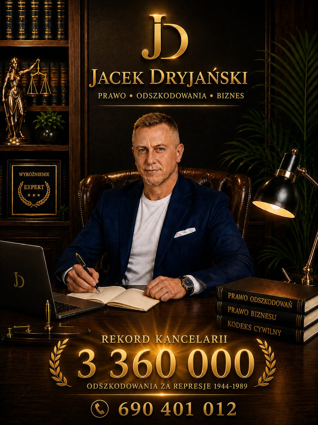 Jacek Dryjański - właściciel Prawo Odszkodowania Biznes
